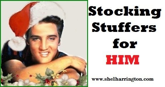 Elvis with stocking stuffers for Him