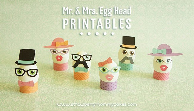 Easter Egg Head Printables