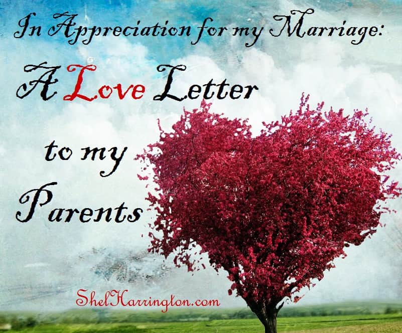 In Appareciation for My Marriage: a Love Letter to My Parents