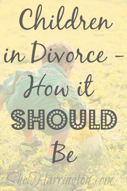 Children in Divorce - How it SHOULD Be