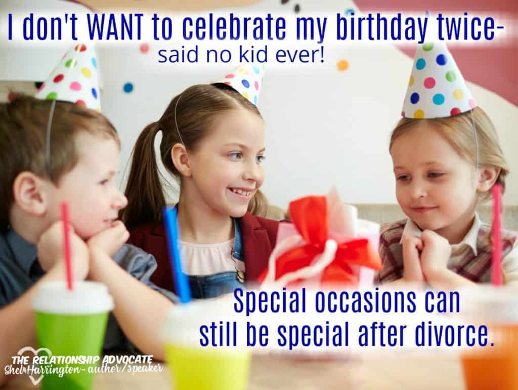 After divorce keeping special occasions special